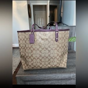 Reversible Coach Tote